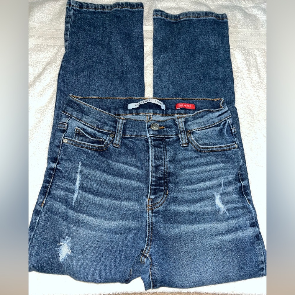 Celebrity pink size 3 retro fit jeans